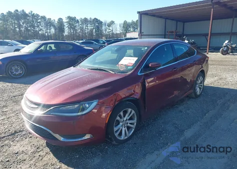 2015 Chrysler 200 Limited z USA, uszkodzony, nr VIN 1C3CCCAB0FN691021